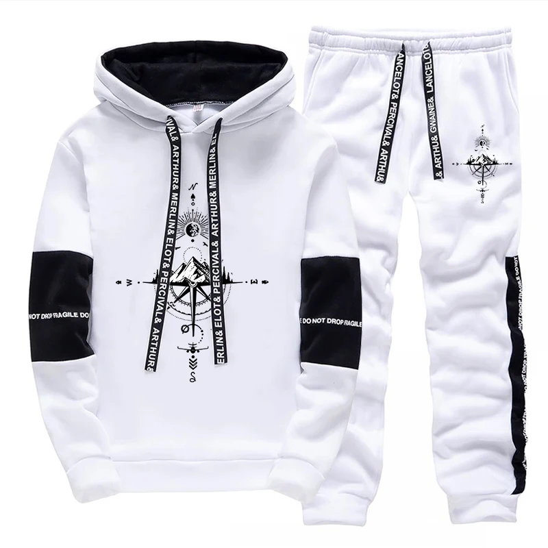 Street Fashion Hoodie - 새로운 가을 겨울 남성 트레이닝복 패션