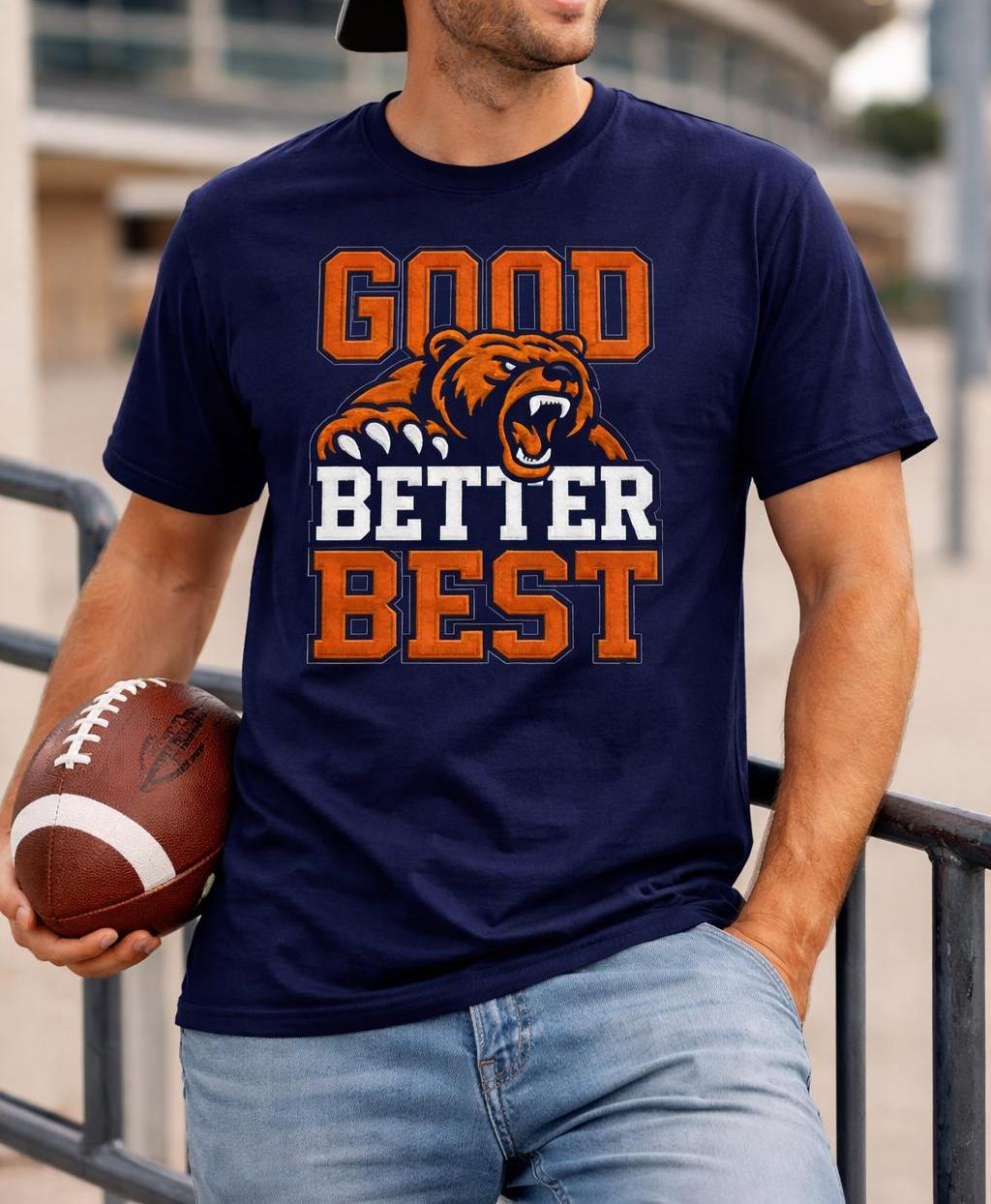 Good Better Best Bear T 셔츠 시카고 - Street Fashion Chicago 리뷰 및 가격