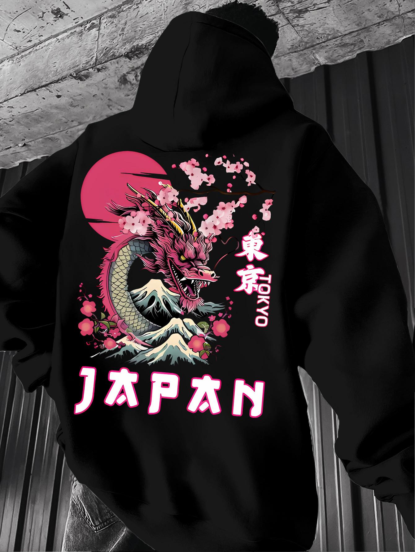 도쿄 드래곤 패턴 일본 남성 캐주얼 스포츠 스타일 긴소 - Street Fashion Tokyo 리뷰 및 가격