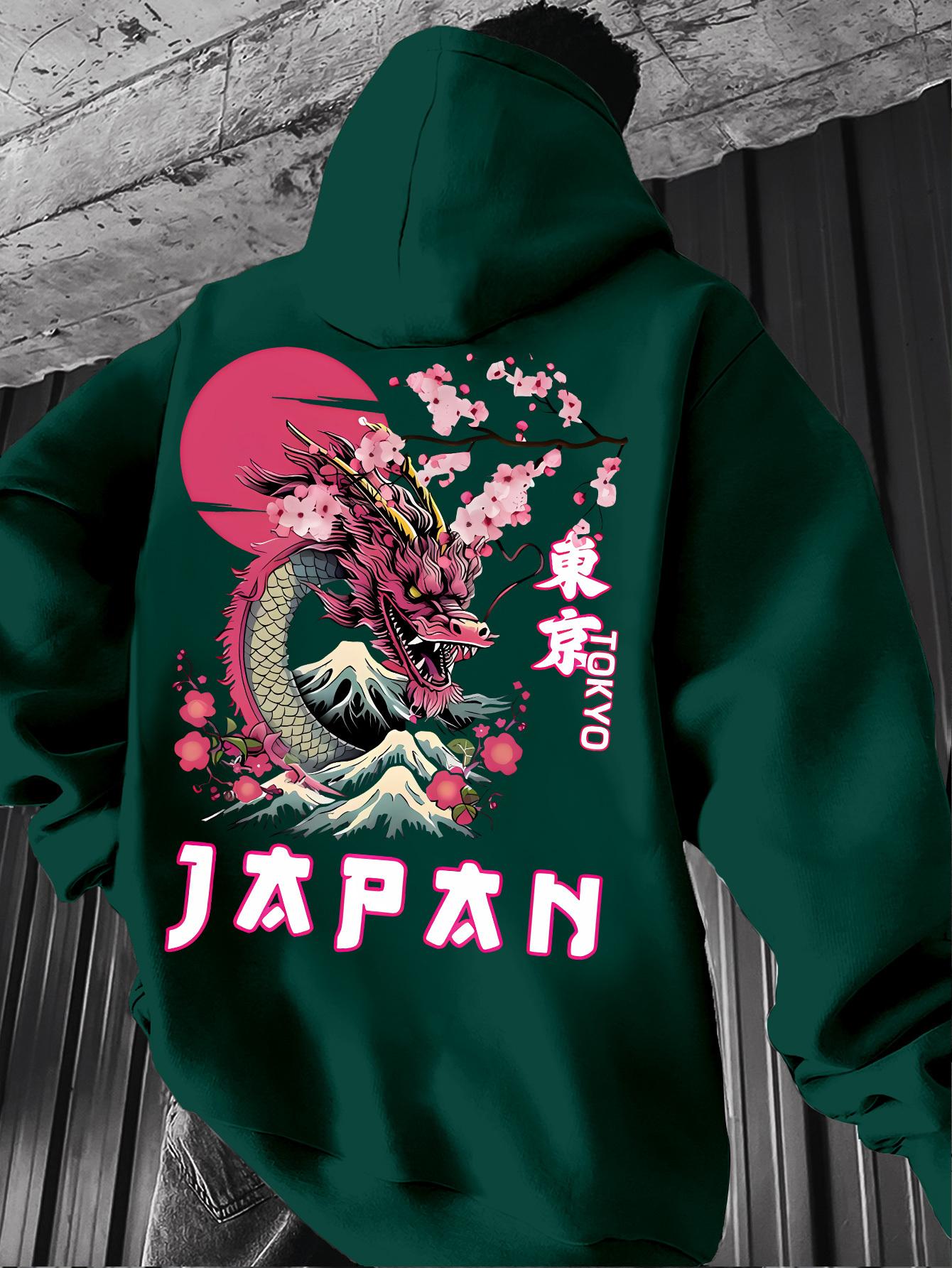 도쿄 드래곤 패턴 일본 남성 캐주얼 스포츠 스타일 긴소 - Street Fashion Tokyo 리뷰 및 가격