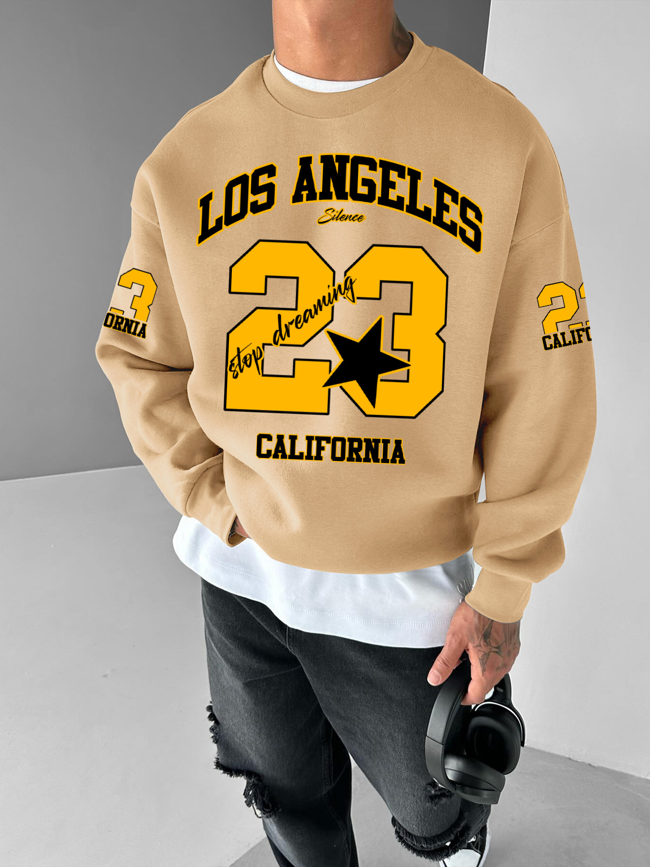 남성용, 여성용 패션 스웨트셔츠, 로스앤젤레스 23 캘 - Street Fashion Los Angeles 리뷰 및 가격