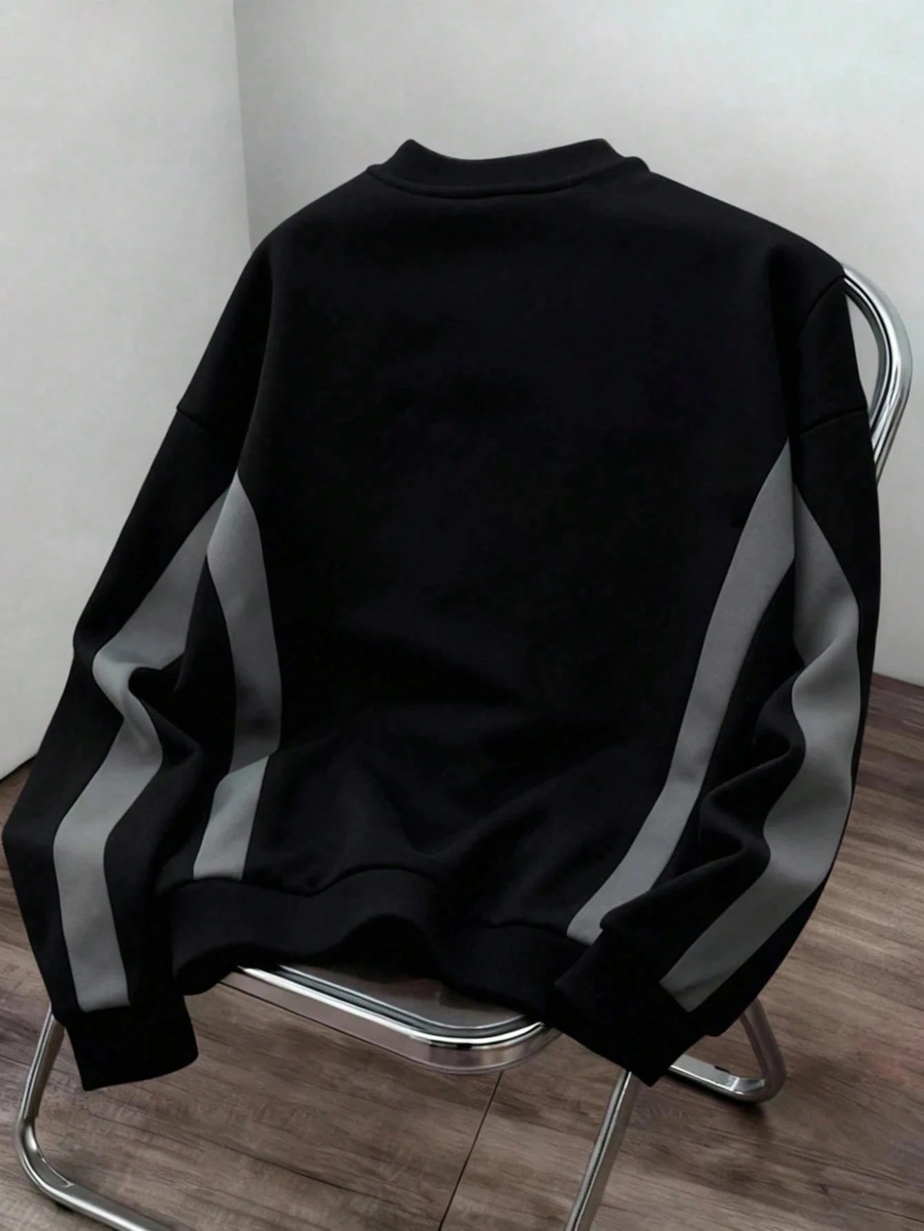 가을/겨울 남성용 레터 프린트 라운드넥 스웨트셔츠 -  - Fashion Streetwear 리뷰 및 가격