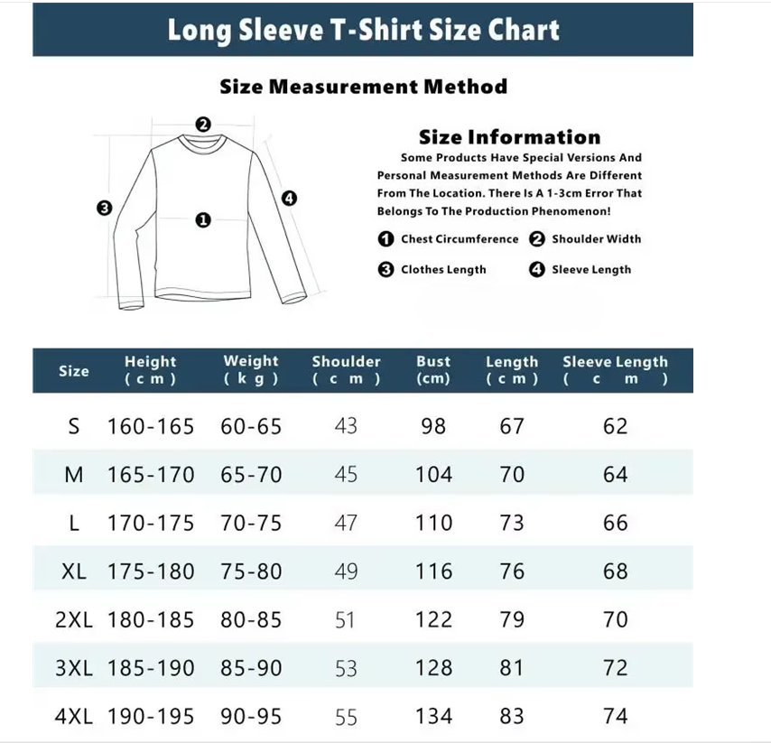다크 레트로 애니메이션 스타일 풀 프린트 긴팔 티셔츠  - Fashion Streetwear 리뷰 및 가격