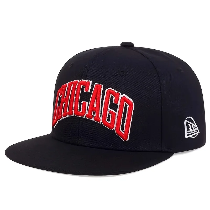 패션 레터 시카고 자수 야구 모자 남녀 여름 유니섹스  - Street Fashion Chicago 리뷰 및 가격