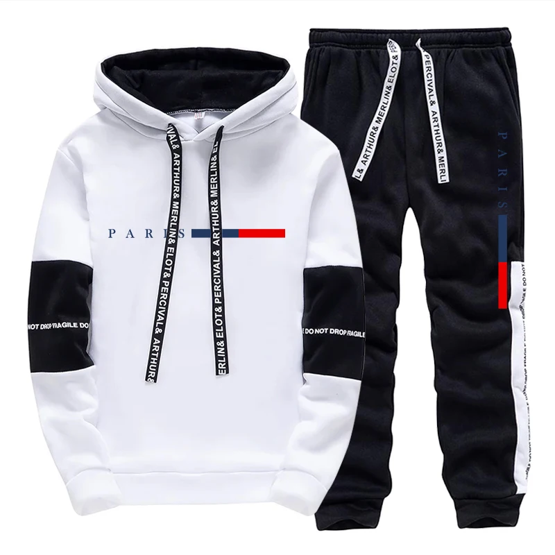 남성 세트/후드티/바지 파리 패션 가을 겨울 캐주얼 스 - Street Fashion Hoodie 리뷰 및 가격